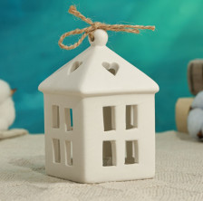 Фигура с подсветкой 7х7х10см см Домик с сердечками 10631723