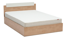 Кровать ЭКО Дуб вотан/Белый 1600х850х2037мм