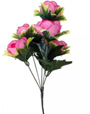 Букет Роза 33 см (розовый) 5 цветков