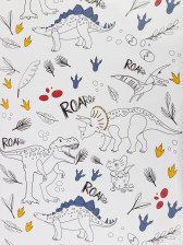 Пленка Axelfix с/кл H1755 раскраска динозавры 0,45х8м