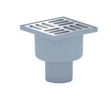 Трап вертикальный 10х10см выпуск 50мм пластик-нержавеющая сталь ТА5202