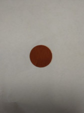 Заглушка самоклеящаяся d=20 вишня 24 шт W A-7061