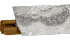 Плинтус для столешниц 23мм паладина серая Россия KORNER 3м