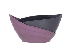 Кашпо Гармония 1,5 л сливовый/антрацит