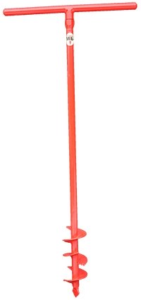 Бур земляной 100мм 3шнек ф22 Lite, 100/3L