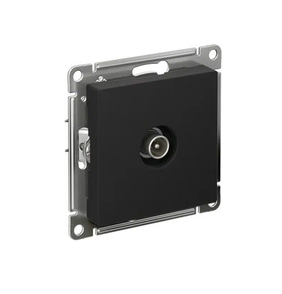 Розетка TV скрытой установки Atlas Design ATN001093 коннектор карбон