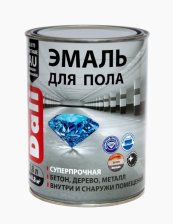 Эмаль для пола алкидно-уретановая RAL 3009 красно-коричневая (0,8л) Dali