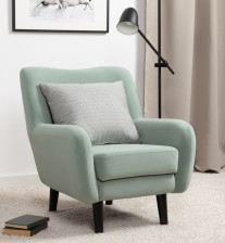 Кресло для отдыха Дакота Арт 585 (Vendetta 18 (ментоловый), Marcello-5 (ментоловый орнамент)