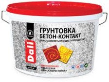 Грунтовка "Бетон-контакт" адгезионная (6кг) Dali