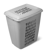 Корзина для белья 60л Молетта С702ПСЕР пыльно-серая