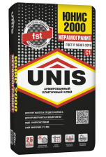 Клей плиточный Юнис-2000 (25кг)