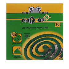 Спирали от комаров NADZOR 10шт