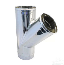 Тройник-сэндвич 135° (439/0,8+оц) 115х200 мм