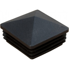 Заглушка пирамидальная 60х60 черная