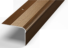 Порог Лука ПУ02 угол 0,9м дуб темный (091) 54х41,8 мм