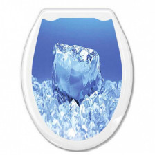 Сиденье для унитаза AQUA Prime Фотопринт КРИСТАЛЛ