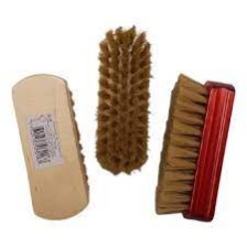 Щетка для обуви ТАРРИ дерево натуральная щетина 94х35мм 1В