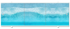 Экран для ванны 1,68м Премиум Арт Морской прибой