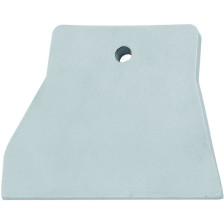 Шпатель резиновый 40мм (белый) 1209104