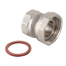 Полусгон прямой с накидной гайкой 3/4"х1/2" г/г VTr.614.N.0504