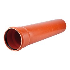 Труба для наружной канализации полипропиленовая D110х3,2 L=2м рыжая