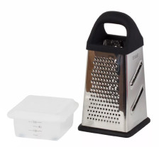 Терка нержавеющая сталь 4 грани 21 см + контейнер TR-21908 TalleR