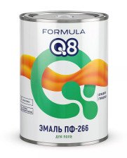 Эмаль ПФ-266 золотисто-коричневая (0,9кг) Formula Q8