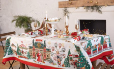 Набор столовый Этель "Новогодняя ярмарка" скатерть+ 12 салфеток Размер: 150х220