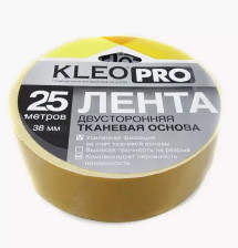 Лента двусторонняя 48(50)ммx25м KLEO PRO