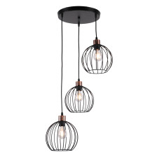 Люстра IM MD 0229-3-P BK H1000 D365 3х60W E27