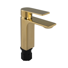 Смеситель для умывальника однорычажный FABIA 9841 золото