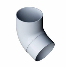 Колено трубы 60° белое Альта Профиль (16)