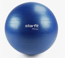Фитбол STARFIT GB-108 75 см, цвет-темно-синий, антивзрыв
