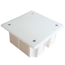 Коробка разветвительная скрытой установки 92х92х40 160193 клеммник 6 пар