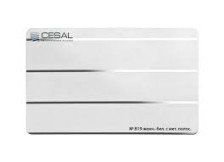 Панель-рейка S100 жемчужно белый с металлической полосой (3м) CESAL
