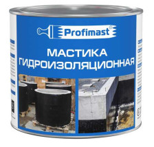 Мастика битумная гидроизоляционная (2л/1,8кг) Profimast 