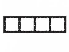 Рамка с/у 4-м SBE-09b-00-FR-4 черный