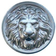 Голова льва кованая SK20.01.1 d180мм