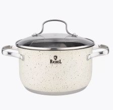 Кастрюля нержавеющая 6 л RASHEL Стефани R-600в