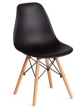 Стул CINDY (EAMES) (mod.1801), black/бук