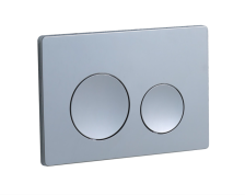 Кнопка смыва пневматическая Eva Gold 03Р пластик, круг, хром, для инсталляции Eva Gold 500Р