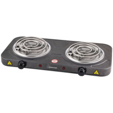 Плитка электрическая HomeStar HS-1105 2конфорки, 1кВт+1кВт, спираль, сапфир 8752