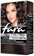Краска для волос FARA NEW 507 А Натуральный шоколад