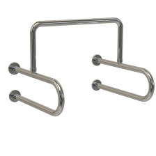 Поручень для инвалидов к писсуару BRIMIX нерж сталь 950