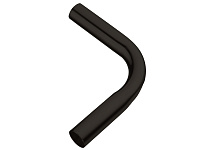 Угол поворотный для рейлинга 90 градусов черный матовый 16-90BL