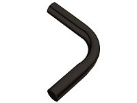 Угол поворотный для рейлинга 90 градусов черный матовый 16-90BL