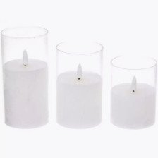 Сувенир Свеча-Тайна 3шт подсветка+пульт