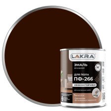 Эмаль ПФ-266 красно-коричневая (1кг) Лакра