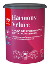 Краска интерьерная Harmony Velure А глубокоматовая (0,9л) TIKKURILA / TIKKIVALA