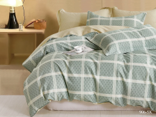 КПБ сатин набивной Satin de Lux 906-SK 50х70+70х70 Дуэт Cleo